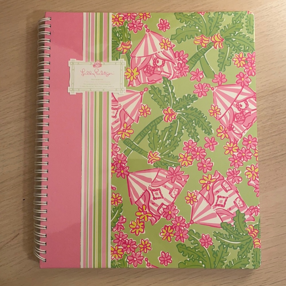 NEW Lilly Pulitzer Notebook “Cabanarama”